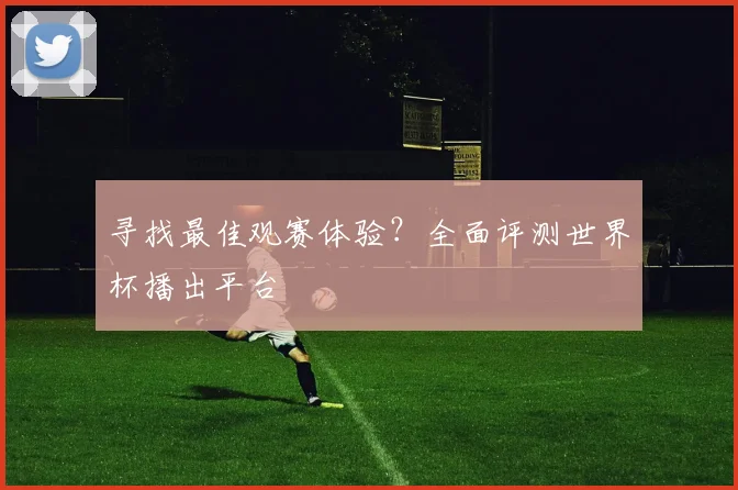寻找最佳观赛体验？全面评测世界杯播出平台